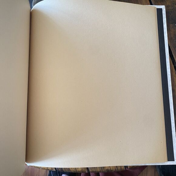 Vintage 70’s Scrap Book! New. Padded. Gold Accent. Marbled. Arts & Crafts. Boho. - Picture 5 of 8